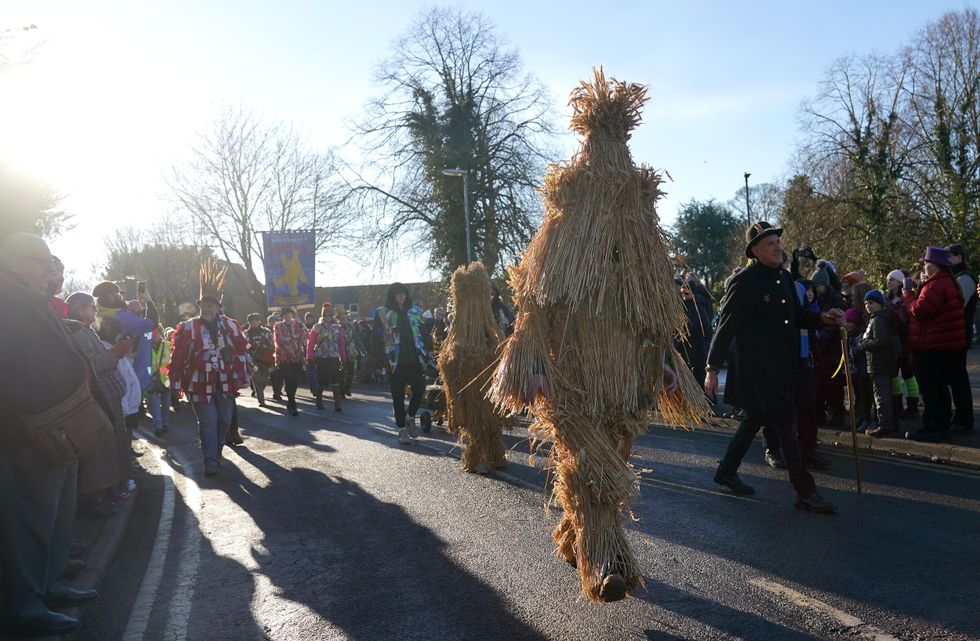 Straw Bear Festival kicks off in spectacular fashion in Whittlesea