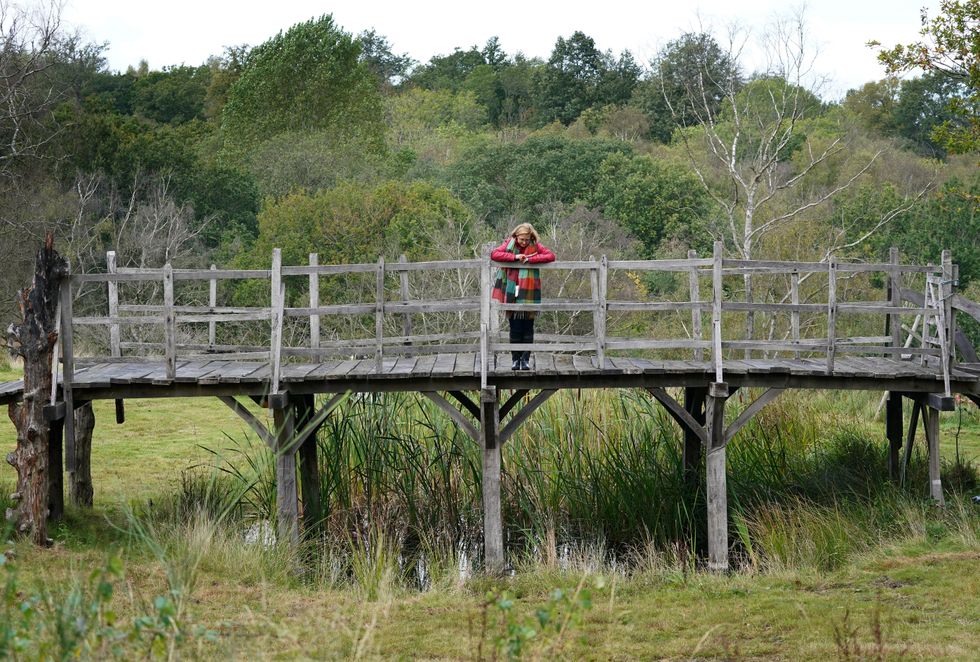 The sturdy structure, which was built around 1907, rose to fame after being included in the Pooh series and was officially renamed Poohsticks Bridge in 1979 (Gareth Fuller/PA)