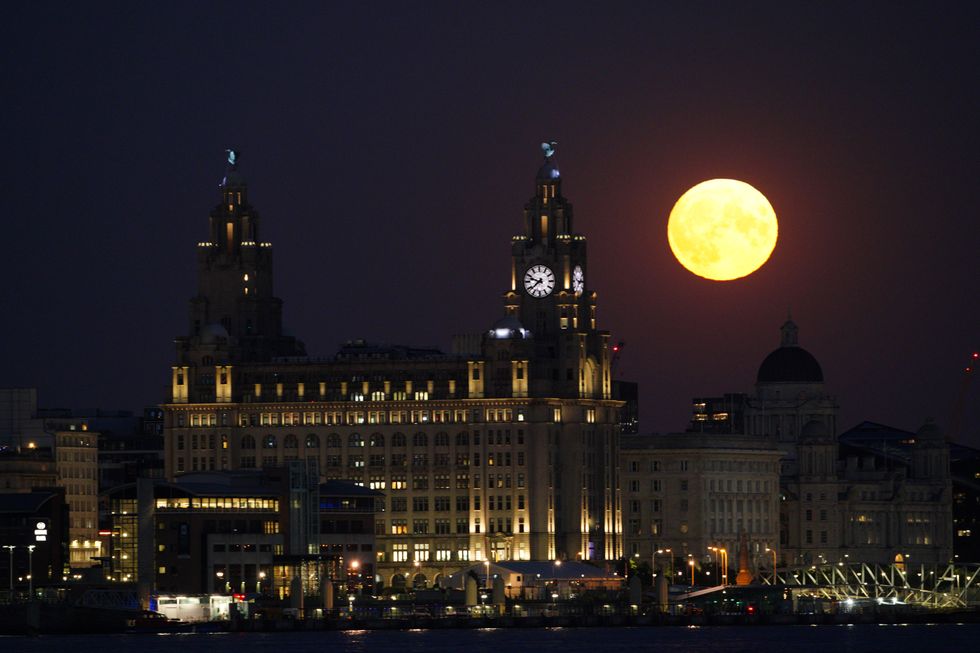 In Pictures: Spectacular supermoon lights up the night sky