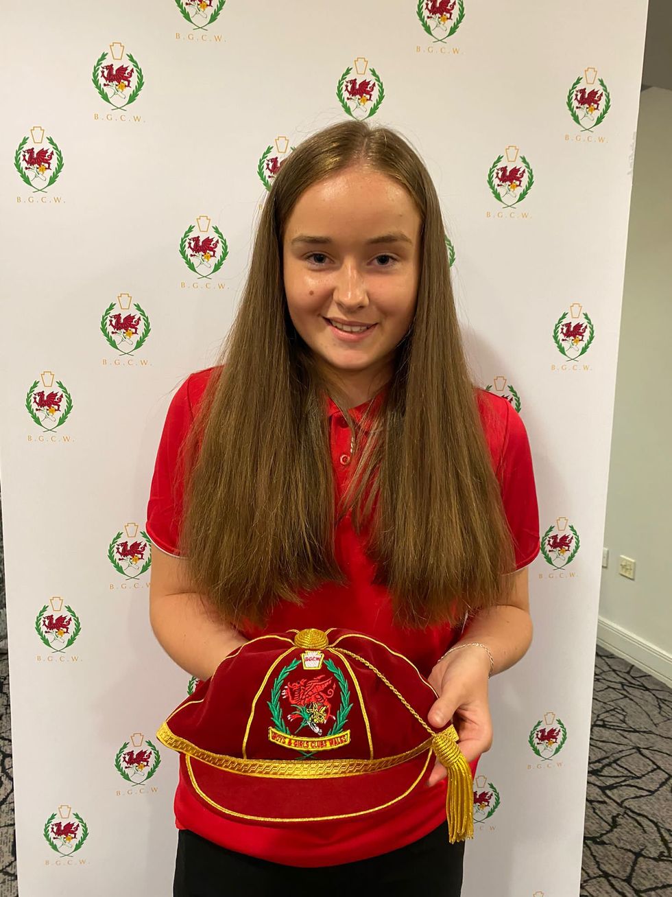 The talented young player hopes to go "as far as she can go" with football. (Family handout)