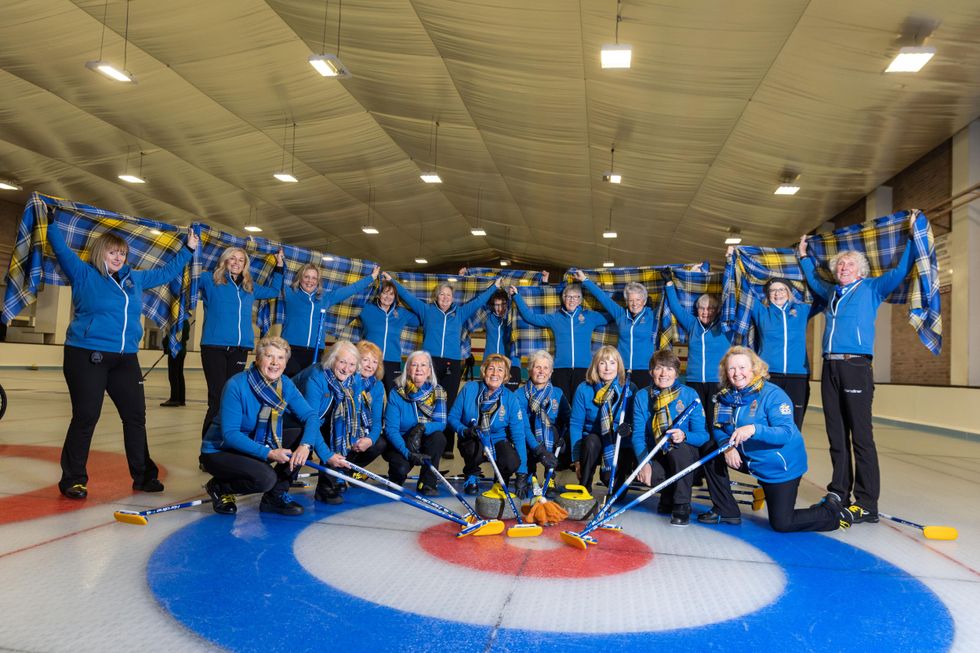 Women curlers raise funds for Doddie Weir charity while competing in Sweden