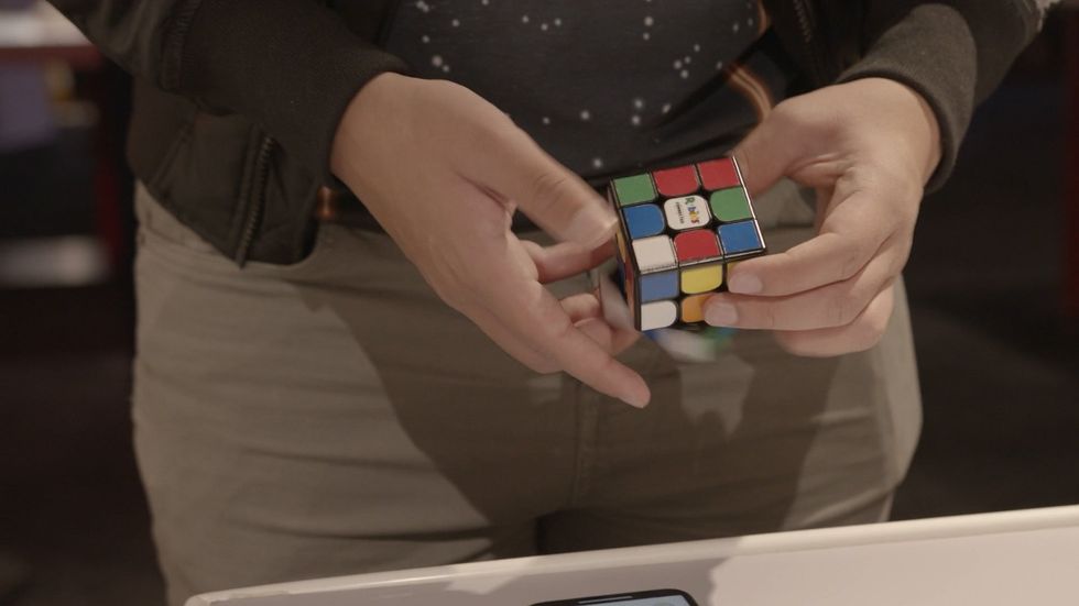 The teenager is looking ahead to this year\u2019s competition, which takes place from Friday (Red Bull Rubik\u2019s Cube World Cup/PA)
