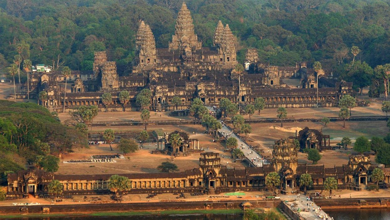 The temples of Angkor Wat, Cambodia