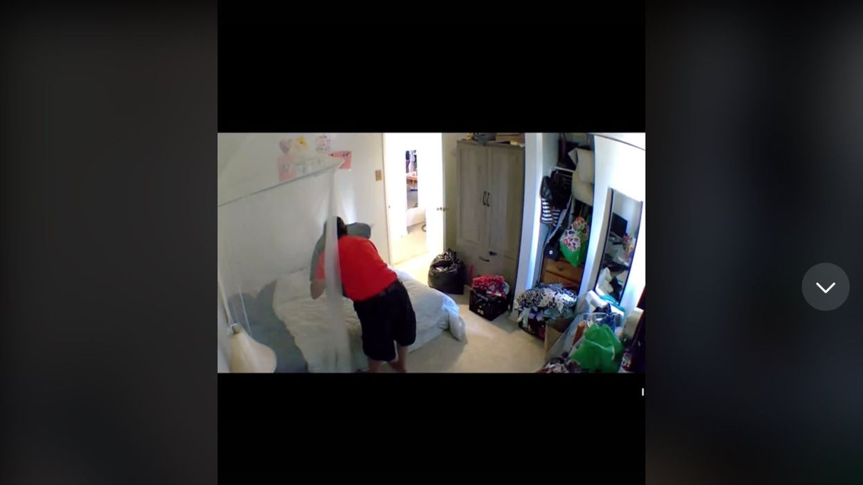 <p>The TikToker claimed the landlord had been in her place several times while she was away </p>