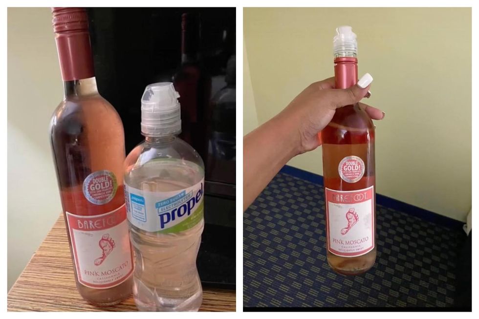 Woman shares brilliant hack for alternative wine bottle lid indy100