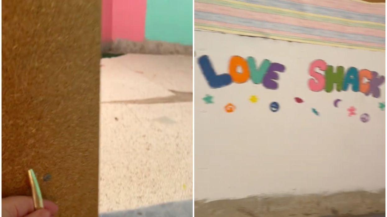 Woman told to call the police after finding creepy hidden ‘love shack’ in her house