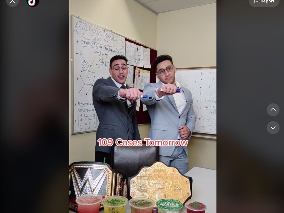 The TikToker\u2019s flawless streak soon came to an end as he wrongly predicted the case numbers for the following day