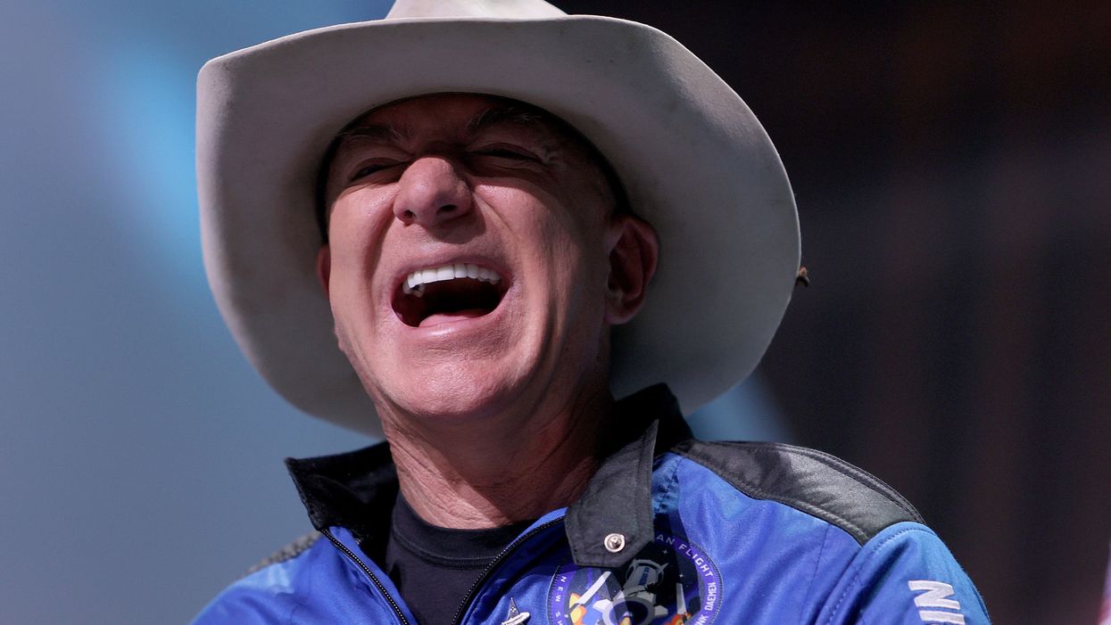 <p>The ‘Tonight Show’ host mocked Bezos’ outfit choice as a ‘midlife crisis bundle’ </p>