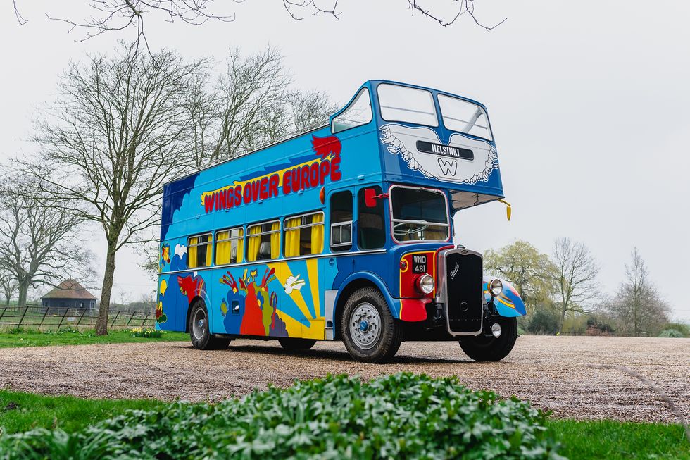 Sir Paul McCartney’s Wings tour bus could fetch up to £200,000 at auction