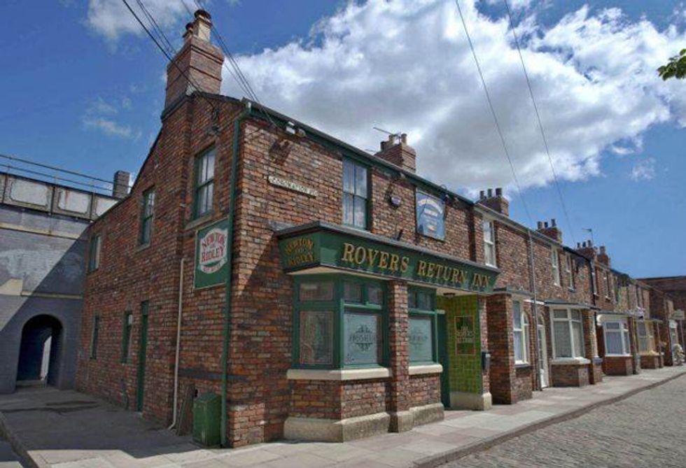 <p>The TV set of the soap opera</p>