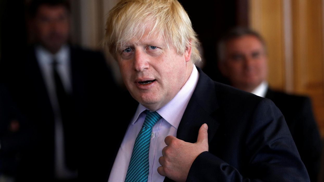 ‘The UK’s own assessment is that the Assad regime almost certainly carried out this abominable attack,’ Johnson said on Friday