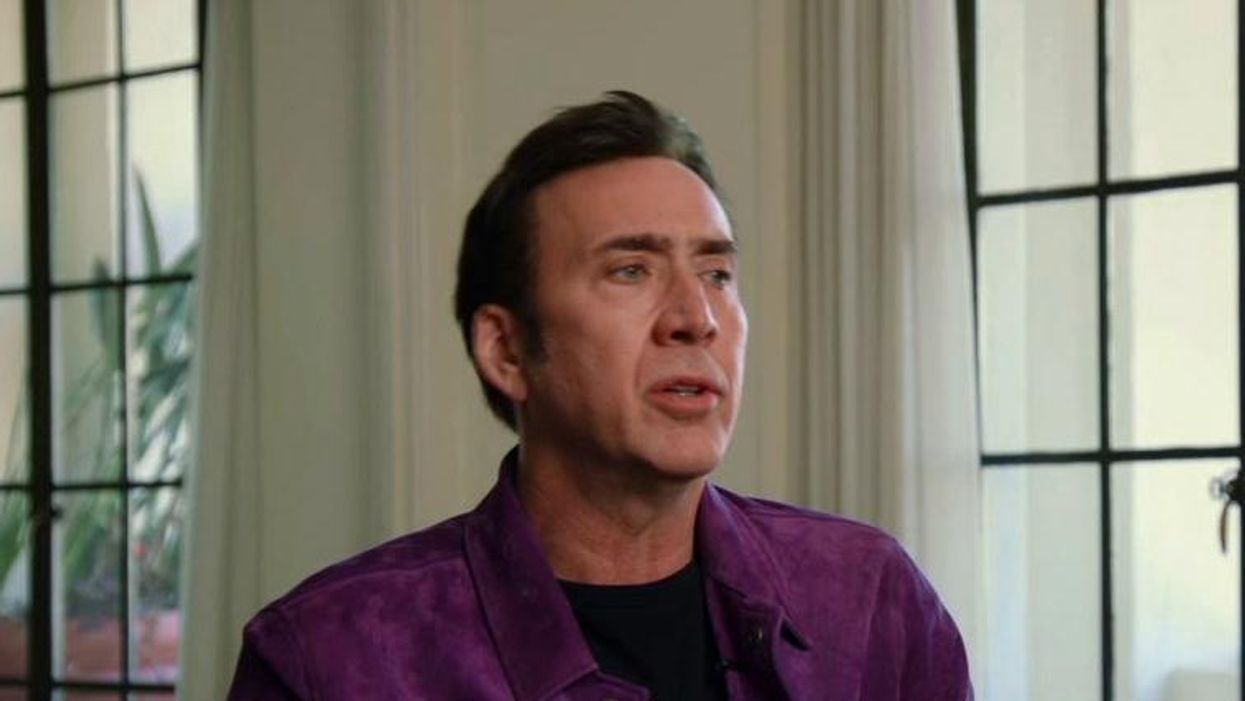 Nicolas Cage reveals he spent $80k on a two-headed snake and wanted to buy a cave to get naked in