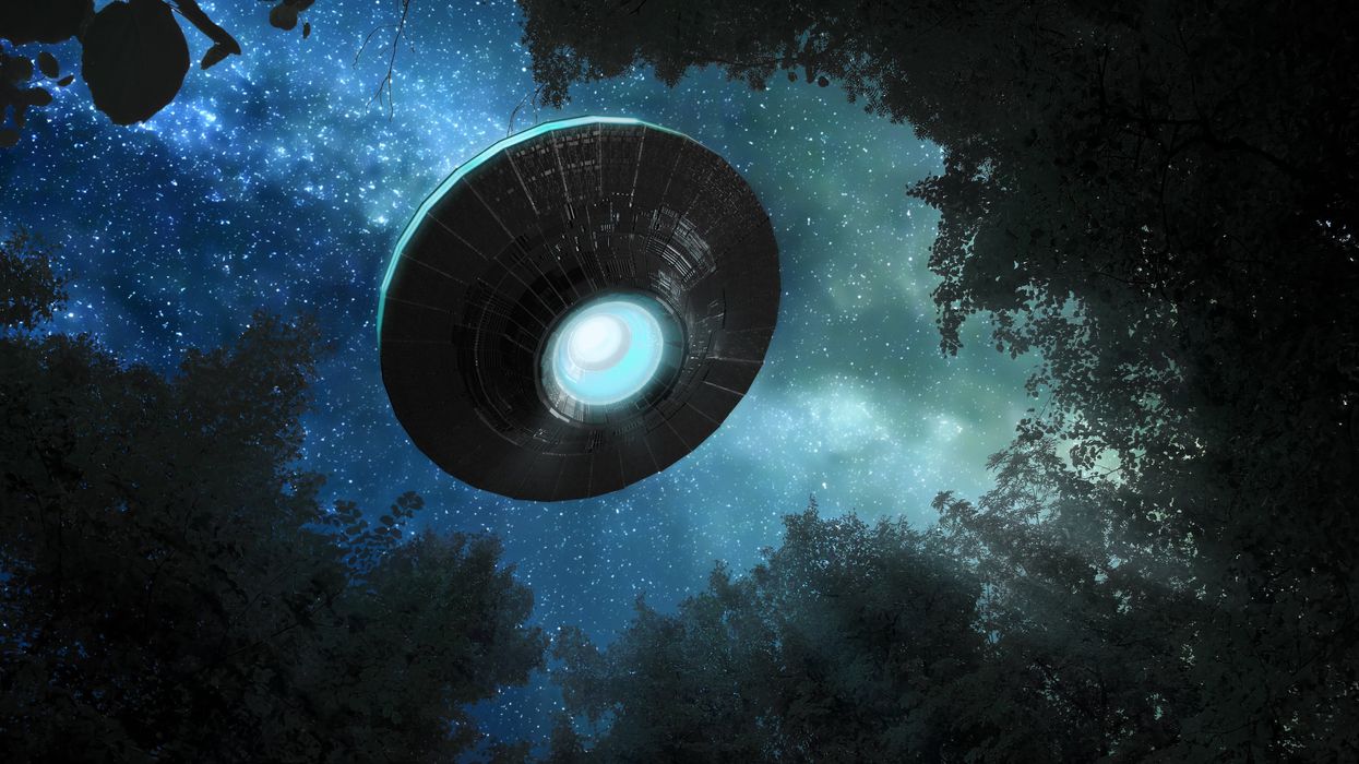 UFO hunter claims a giant spacecraft is being hidden under a major landmark