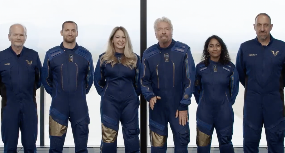 The Virgin Galactic crew.