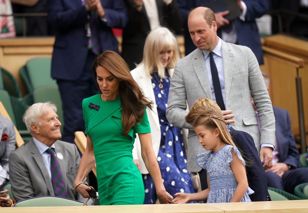 Princess Charlotte watching men’s singles final from Royal Box for first time