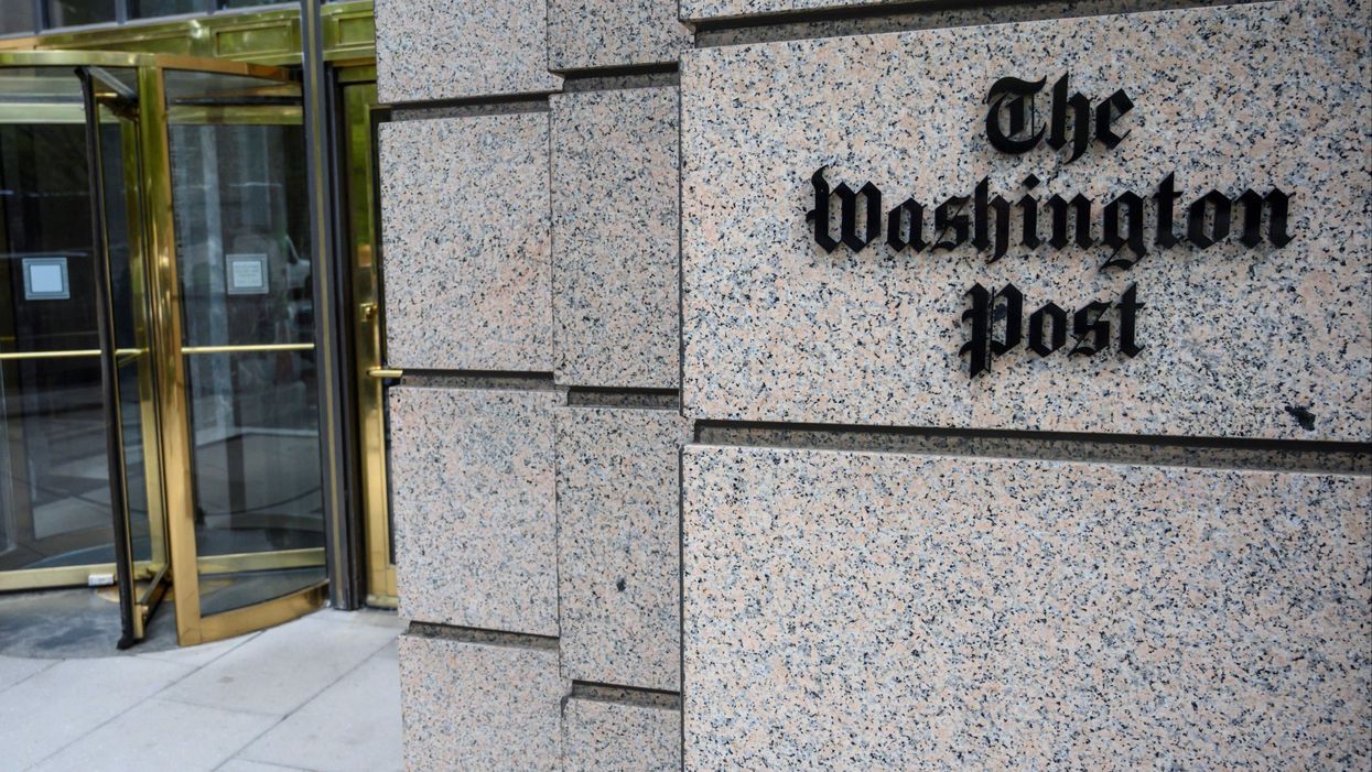 <p><em>The Washington Post </em>was one of the news sites affected by the X-rated tech glitch</p>