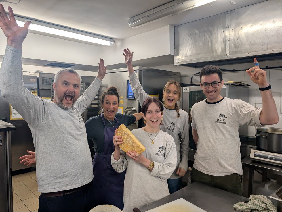 Food charity benefits from Gloucestershire cheese rolling race winner’s prize