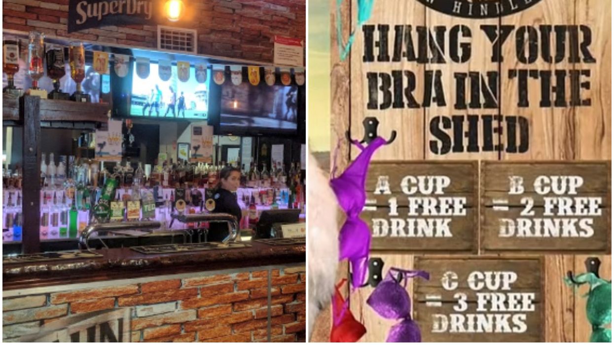 Pub offered women free drinks based on their bra size – and it went down as well as you'd expect