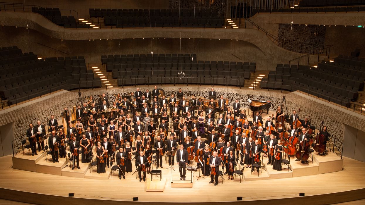 The World Doctors Orchestra performs in Hamburg in 2018 (Christoph Mueller/PA).