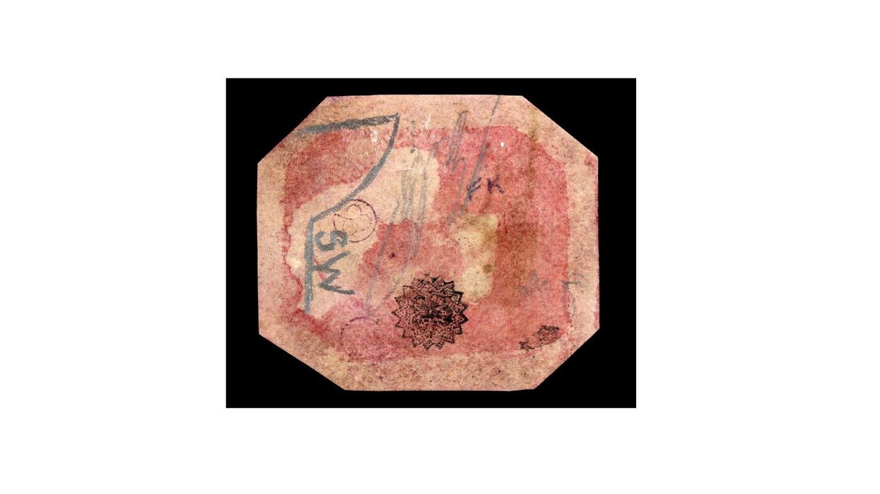 The world's rarest stamp, the British Guiana 1c Magenta (1856)