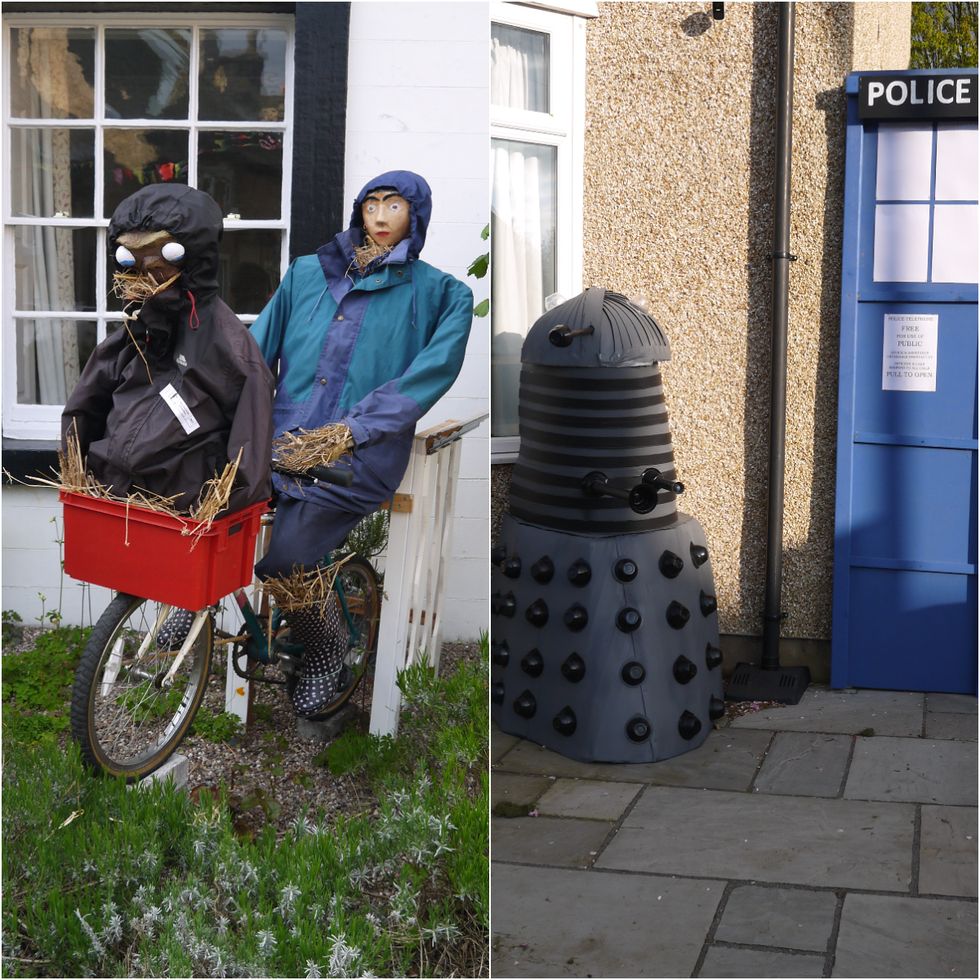 Village ‘taken over’ by E.T. and Daleks for scarecrow festival