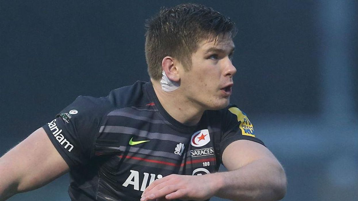 The X-Patch, as worn by Saracens fly-half Owen Farrell