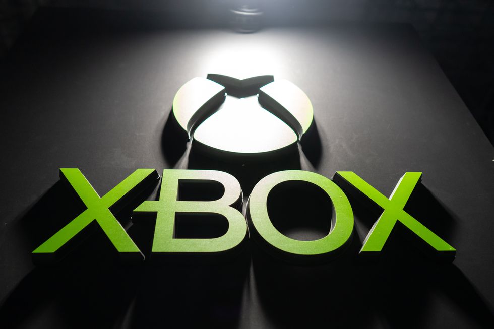 The Xbox logo is seen during the Tokyo Game Show 2024 at Makuhari Messe on September 26, 2024 in Chiba, Japan. The gaming exhibition is one of the world's largest and will be held through September 29th