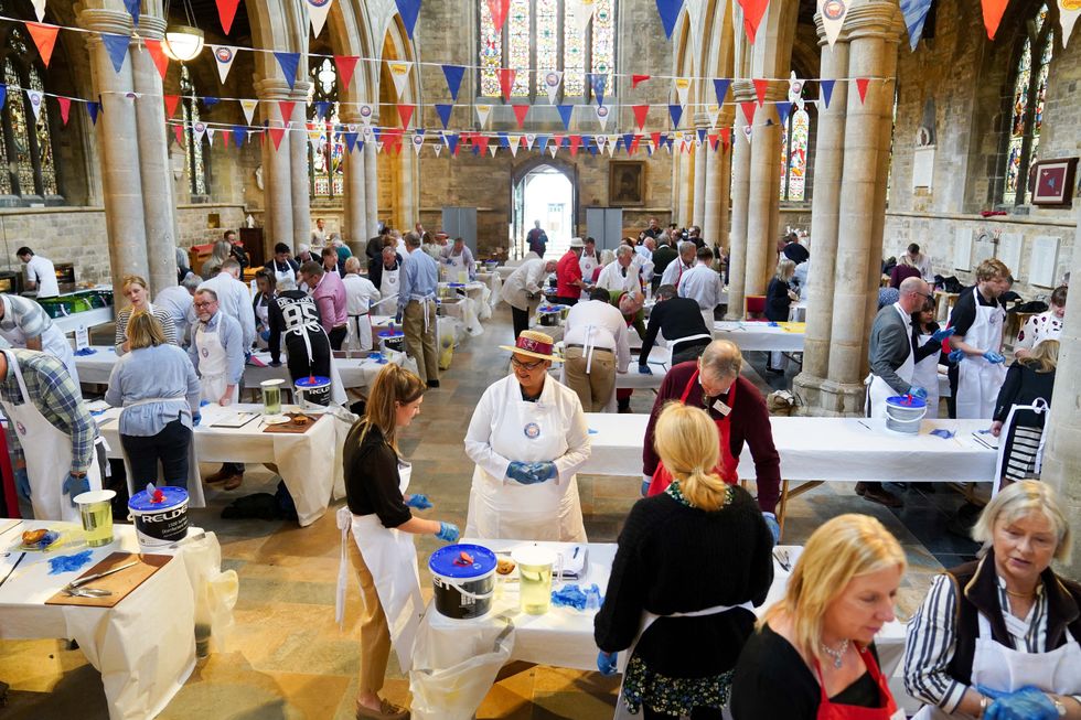 There are 800 entries across 23 categories at this year\u2019s British Pie Awards (Jacob King/PA)