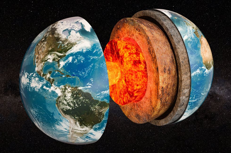 Descubrimiento de un enorme océano bajo la corteza terrestre que contiene más agua que en la superficie