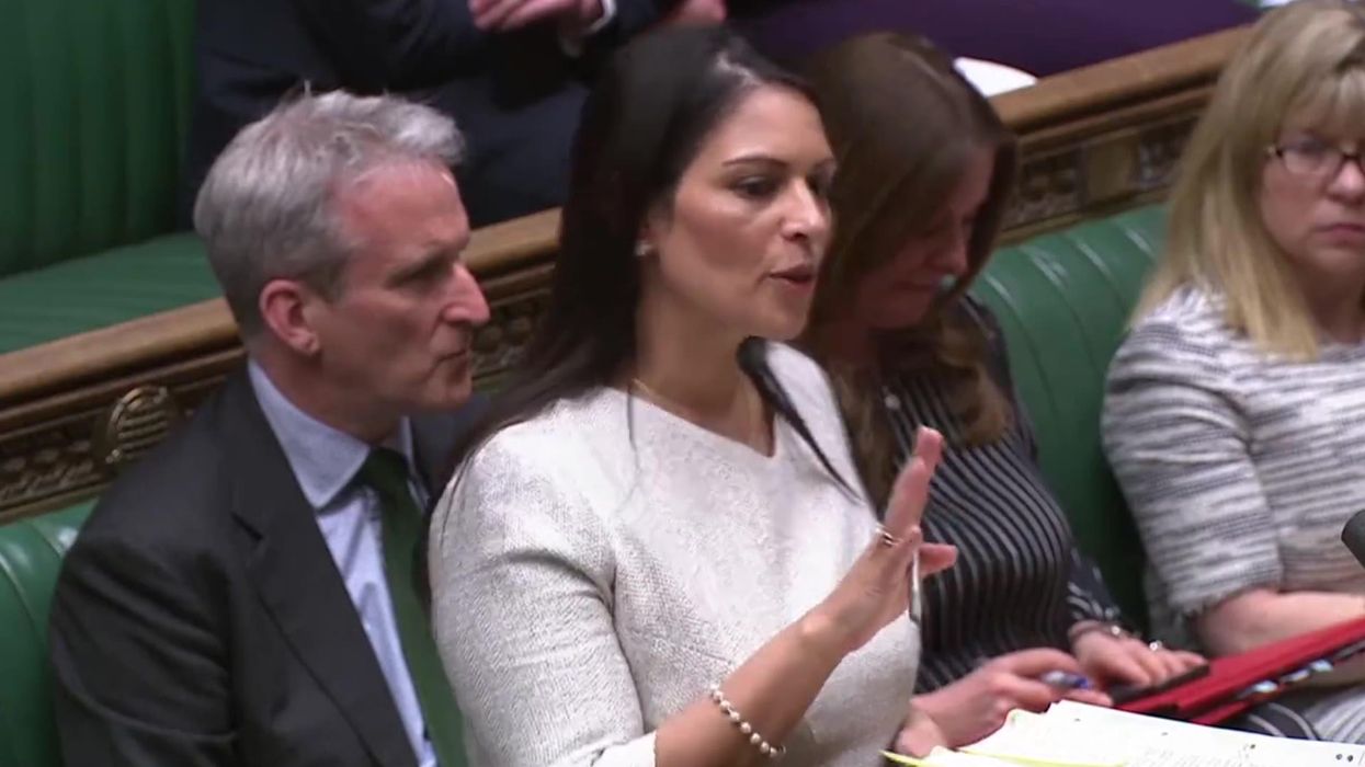 Priti Patel managed to say 'absolutely' 22 times during her Commons address on migration