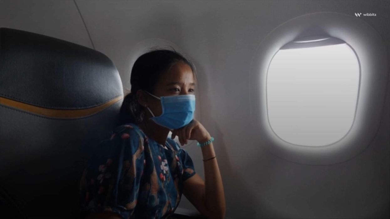 Flight attendant sings 'throw away your masks' after mandate dropped on planes