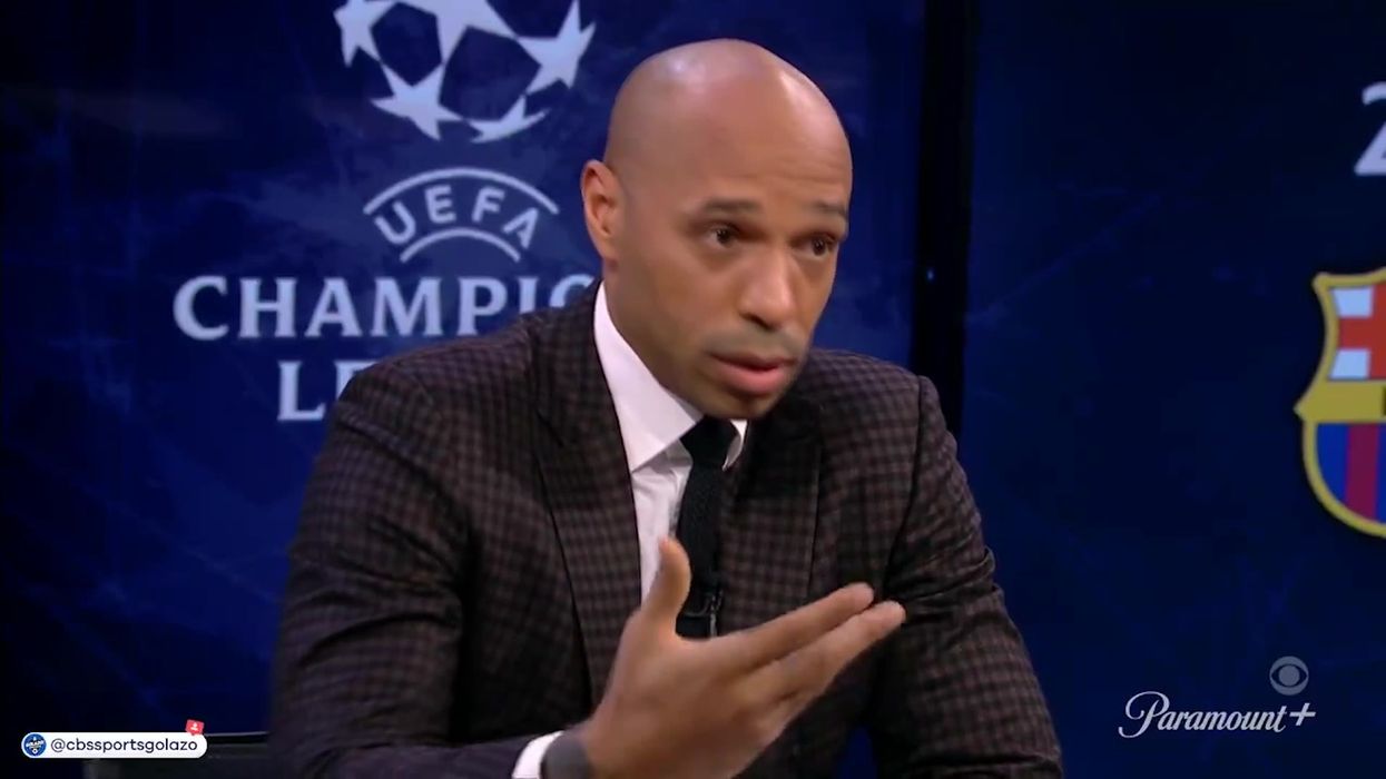 Thierry Henry schools CBS panel in second language