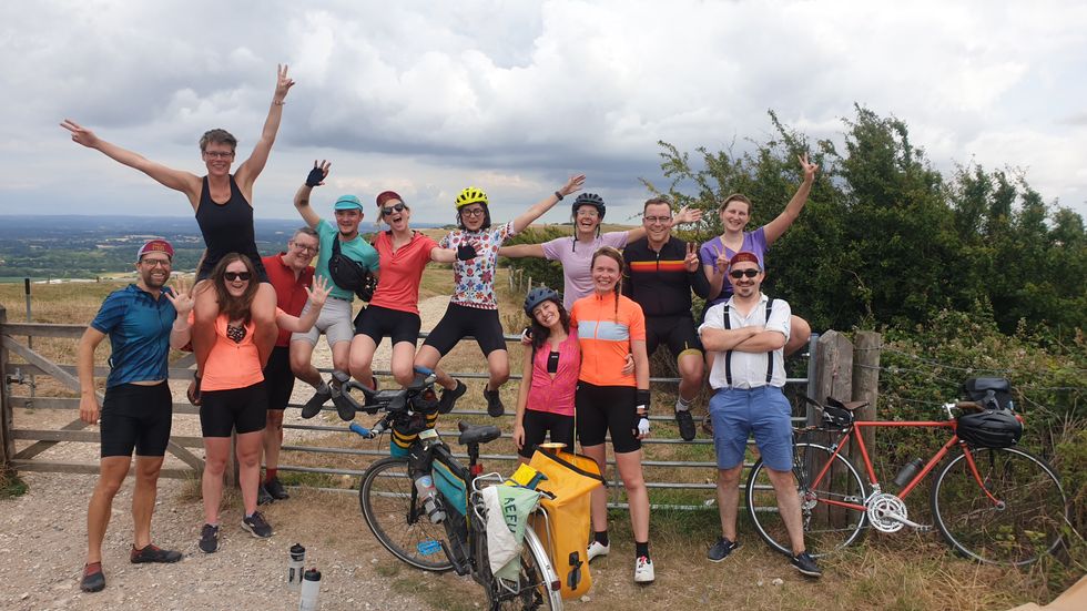 Cyclists complete Glasgow to Athens challenge and raise close to £100,000