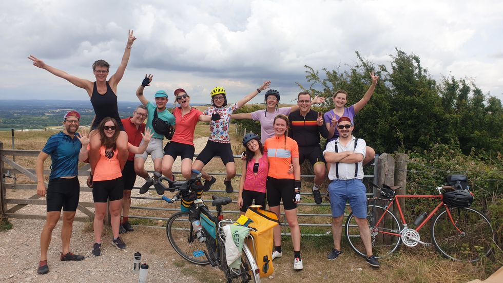 Cyclists complete Glasgow to Athens challenge and raise close to £100,000