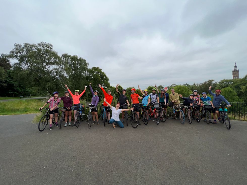 Cyclists take on Glasgow-Athens challenge to raise funds for migrant charity