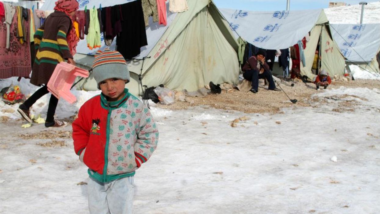 This boy in Lebanon's Bekaa valley is one of the 6.5 million Syrian's to be displaced in the country's civil war