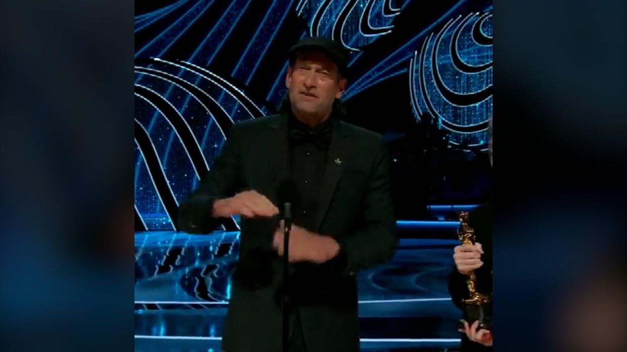 Deaf star Troy Kotsur in tribute to disabled community as he makes Oscar history
