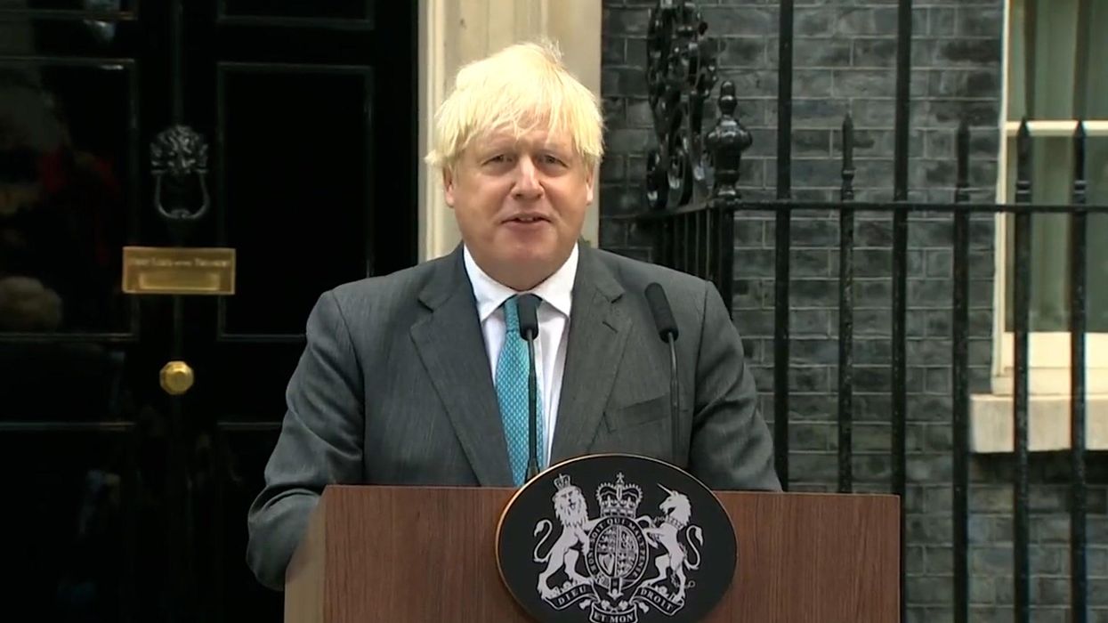 Something Boris Johnson said in his final speech hints at his return