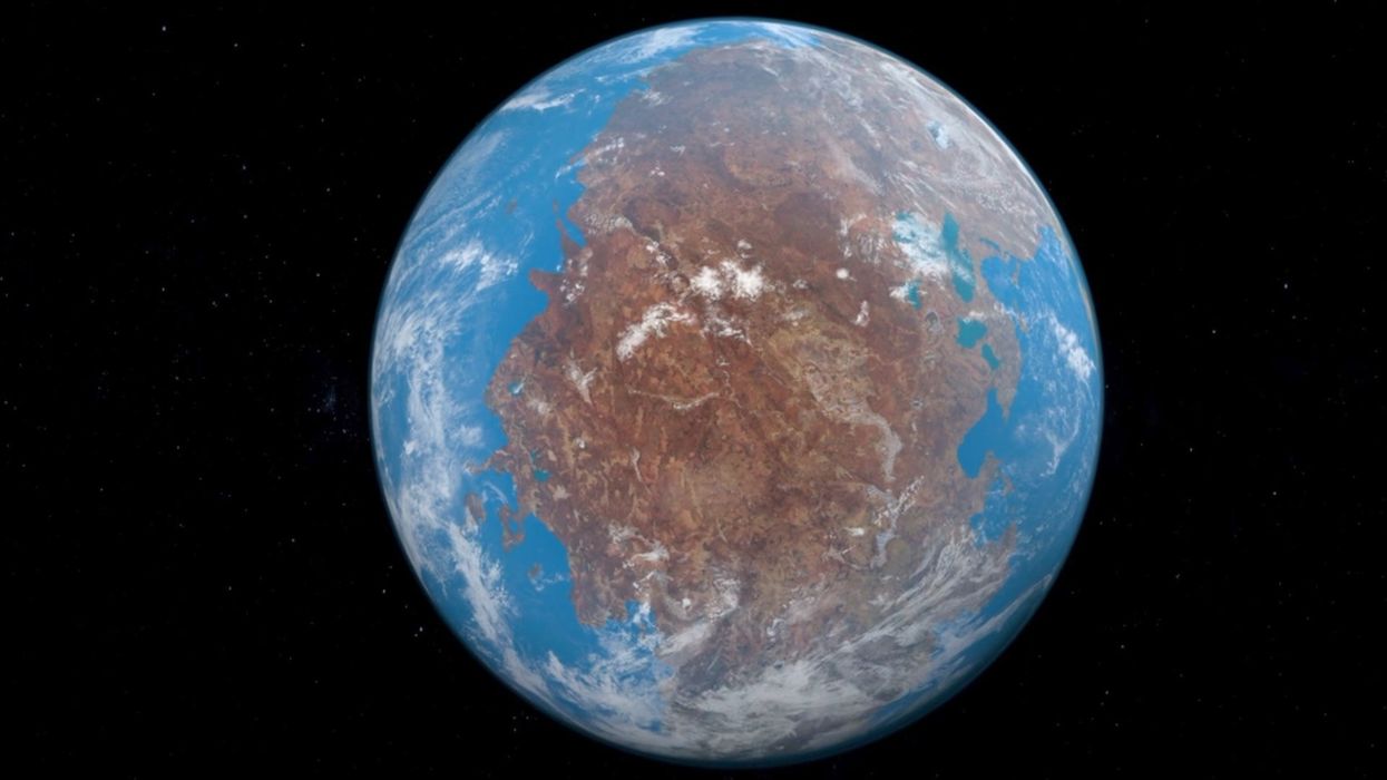 Two continents are on a collision course which would reshape the planet