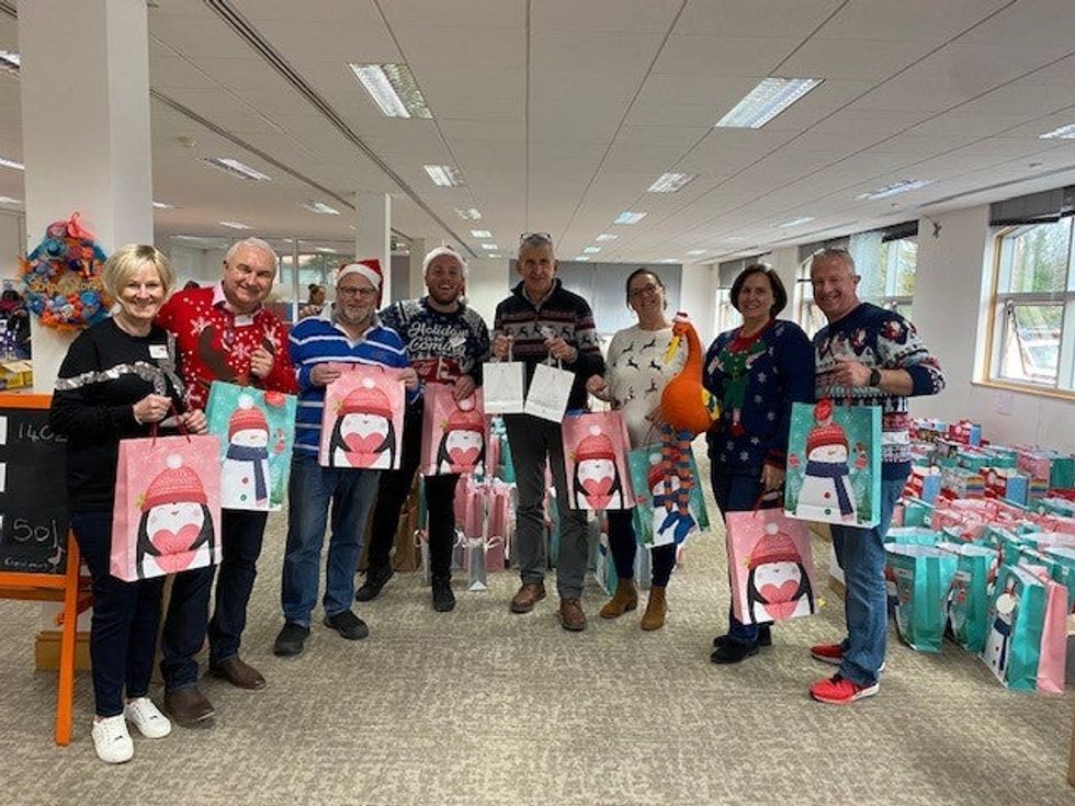 This year the charity Santa Stork aims to help 5,000 children and 2,500 parents and carers through referrals from social services and schools. (Stripey Stork/PA)