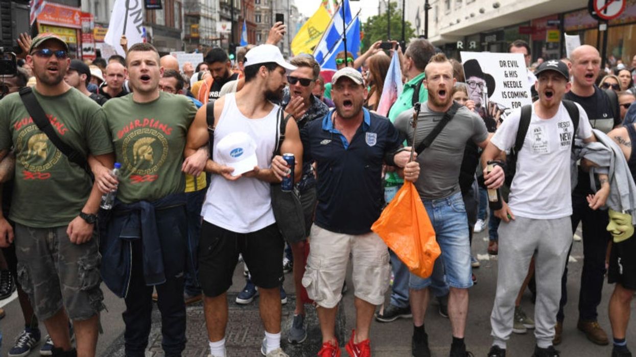 <p>Thousands of protesters gathered in the capital on Saturday </p>