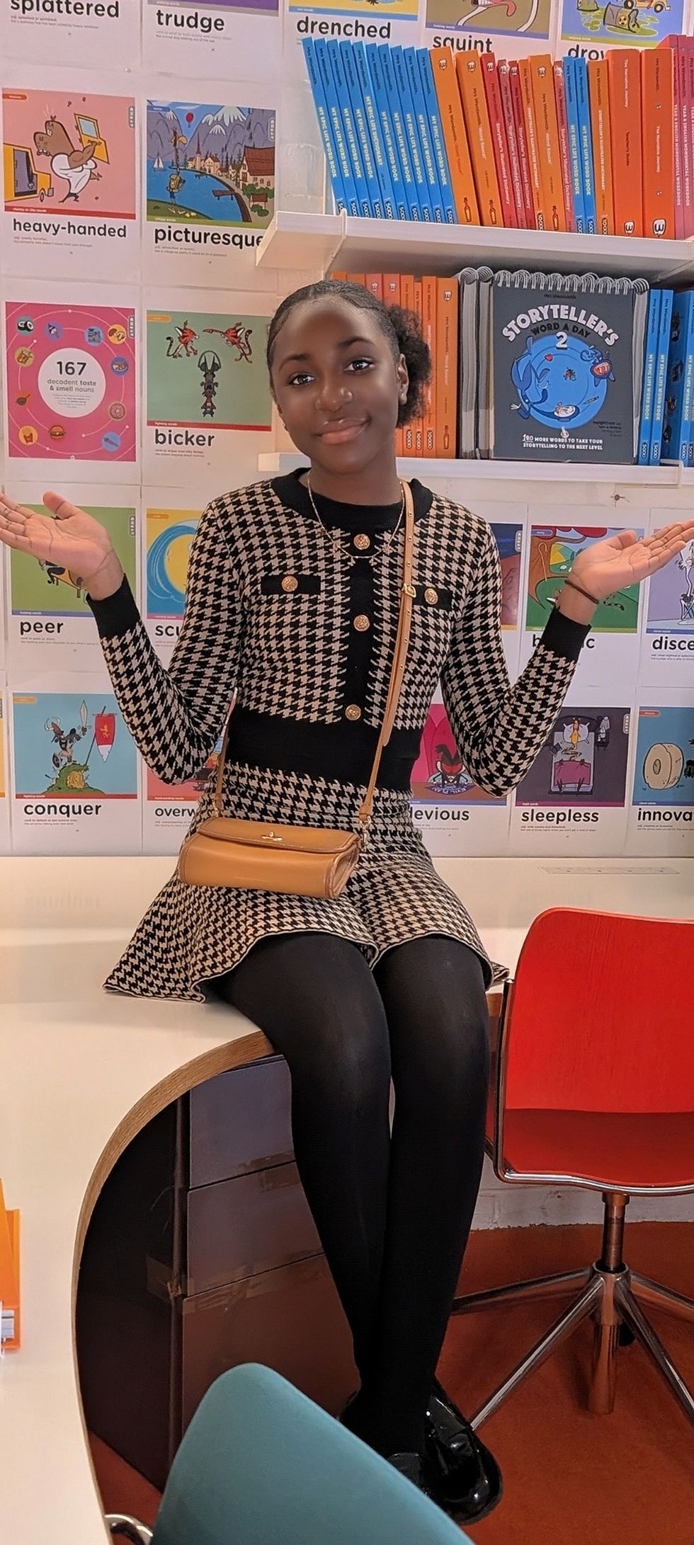 Girl, 11, pens book with main character who has vitiligo to champion inclusivity