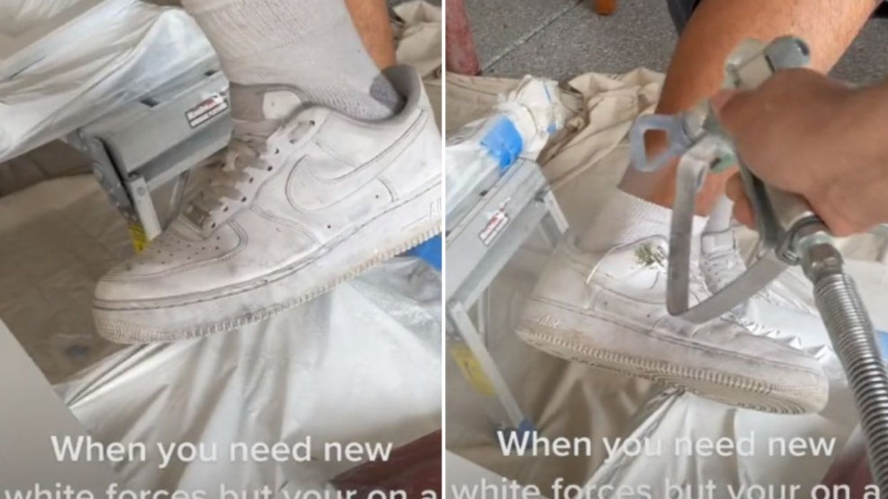 <p>TikTok account Howpluggedareyou divided people over their hack to make white trainers look clean and new</p>