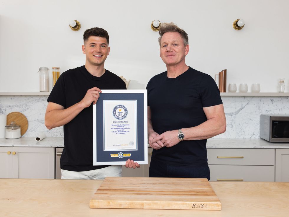 Ramsay helps creates largest beef wellington weighing same as eight-year-old boy