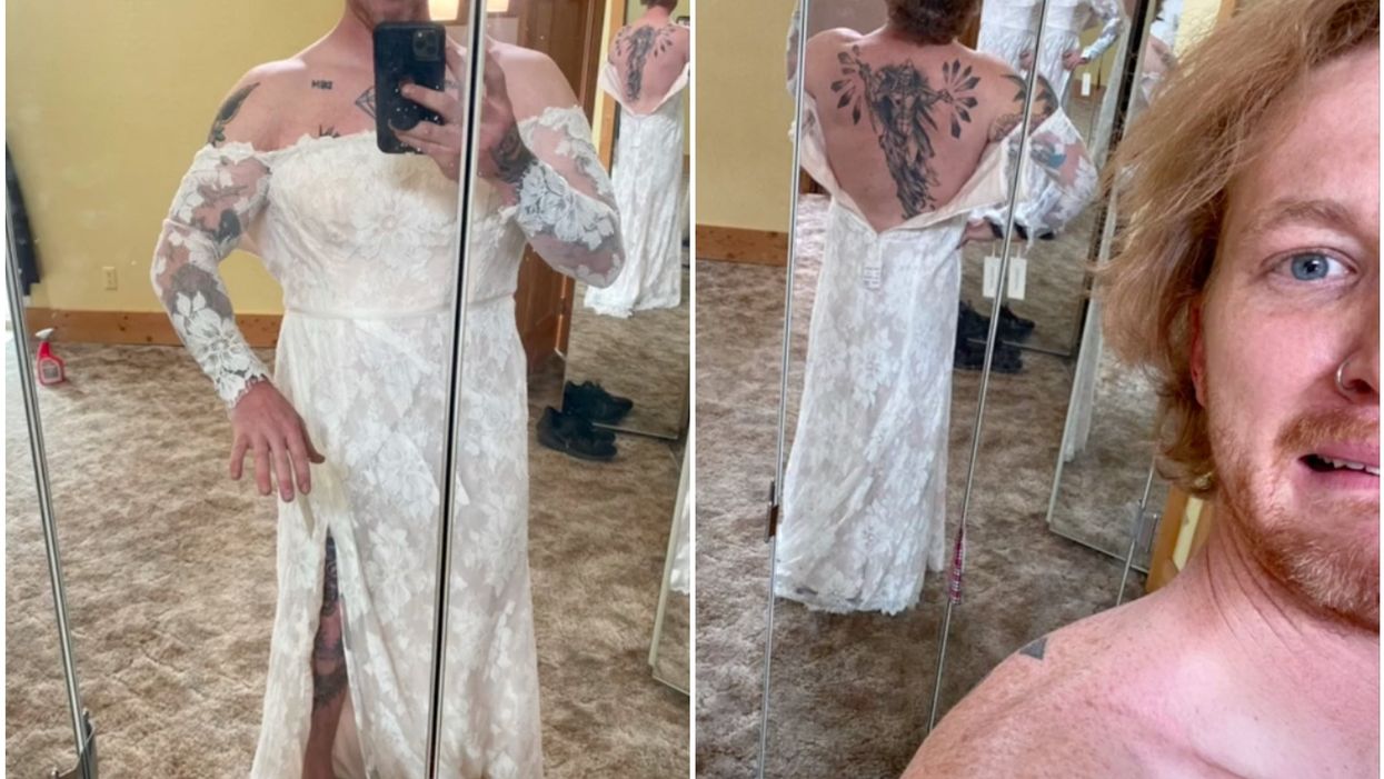 <p>TikTok user Morgan Macleod showed off his modelling snaps</p>