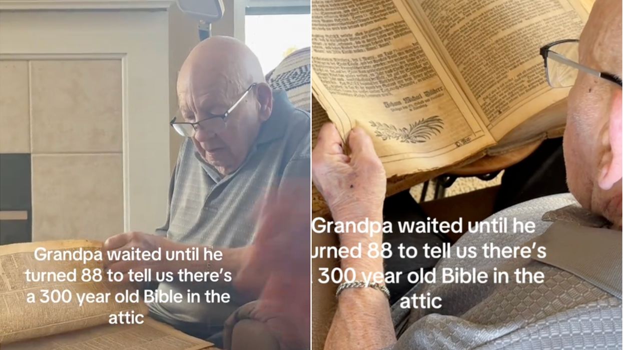 TikToker discovers Grandpa has been keeping priceless historical artefact hidden in attic