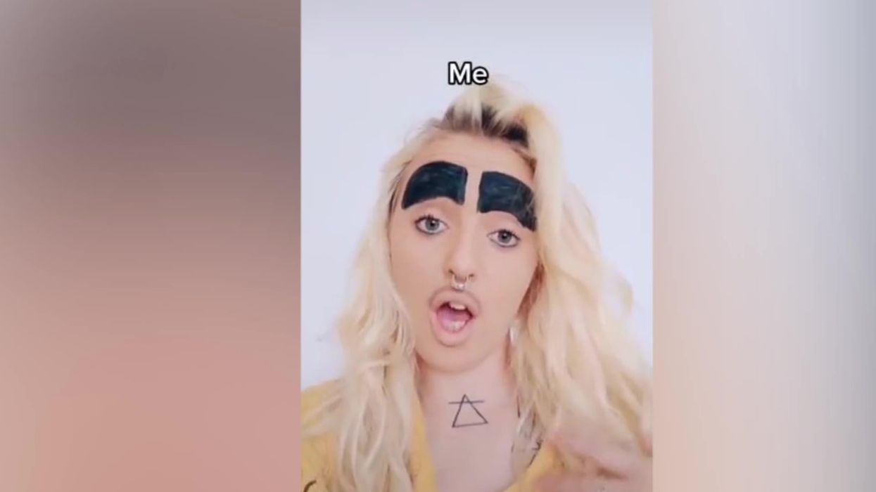 Heavily-mocked mum explains why she draws on massive eyebrows every day