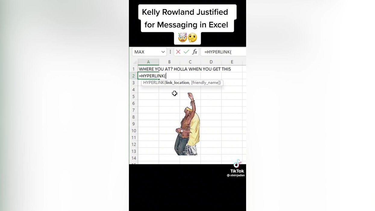 Kelly Rowland's Microsoft Excel text mystery could finally be solved