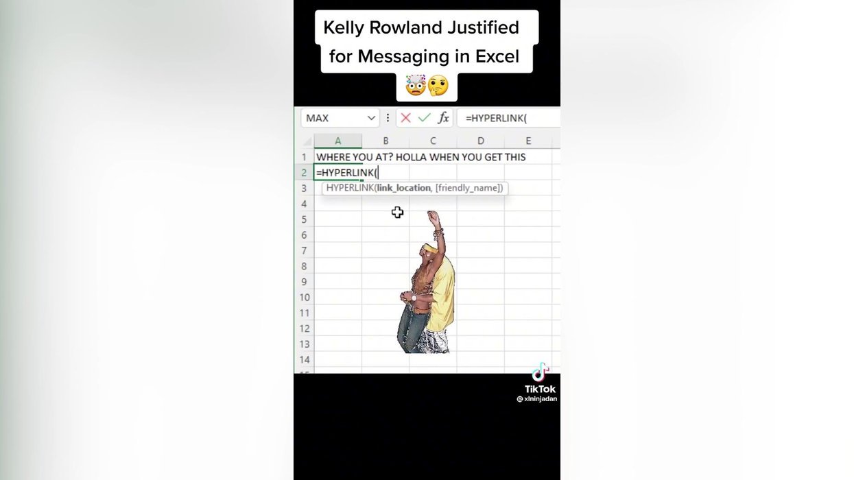 Kelly Rowlans Excel Text Kelly Rowland's Microsoft Excel text mystery could finally be solved ...