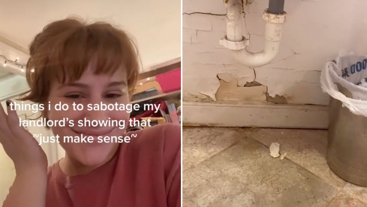 <p>TikToker Katie wanted to open future tenants’ eyes to the realities of living in the flat</p>